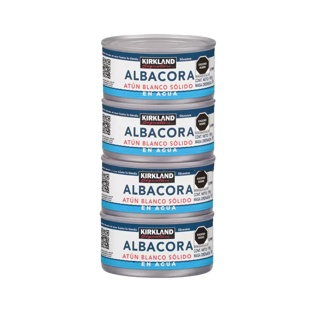 KIRKLAND SIGNATURE ATÚN ALBACORA 8 PZAS DE 198 G