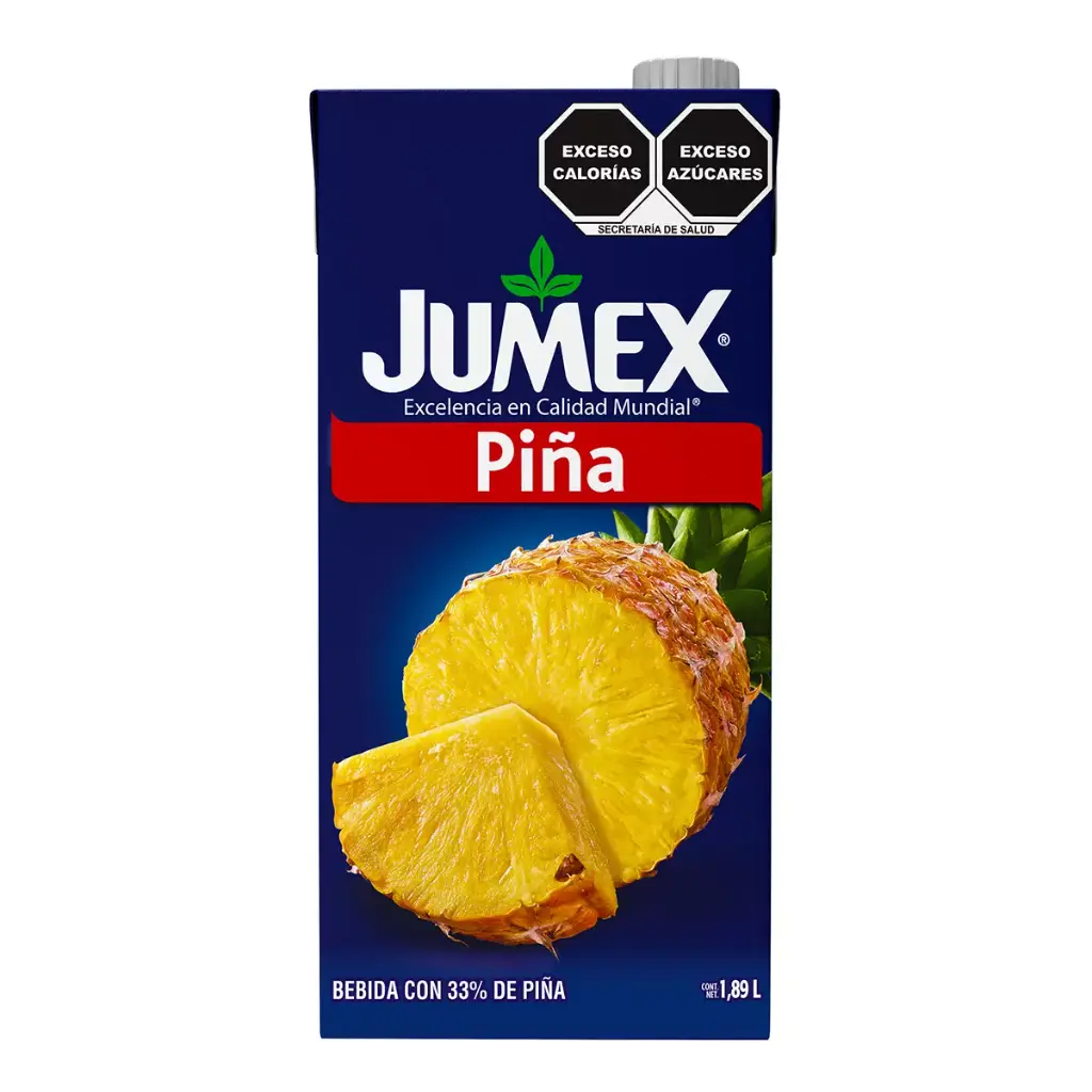 JUMEX BEBIDA DE PIÑA 4 PZAS 1.89 L