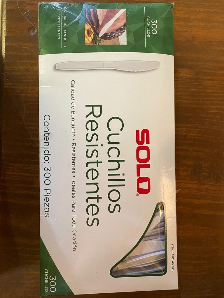 CUCHILLOS RESISTENTE 300 PZAS