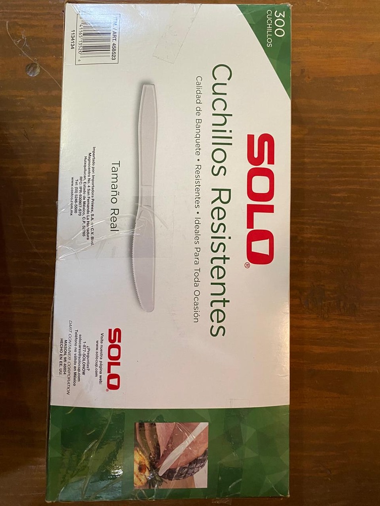 CUCHILLOS RESISTENTE 300 PZAS