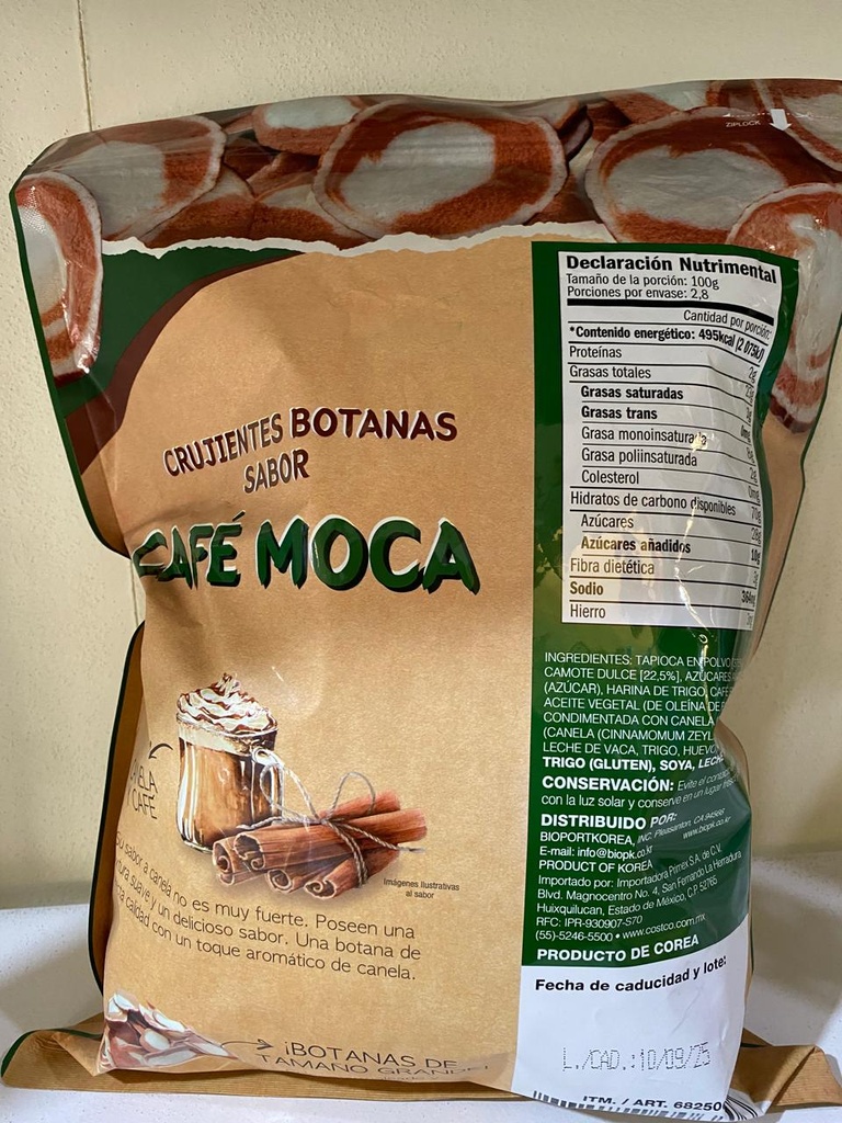 CRUJIENTE BOTANA CAFÉ MOKA 