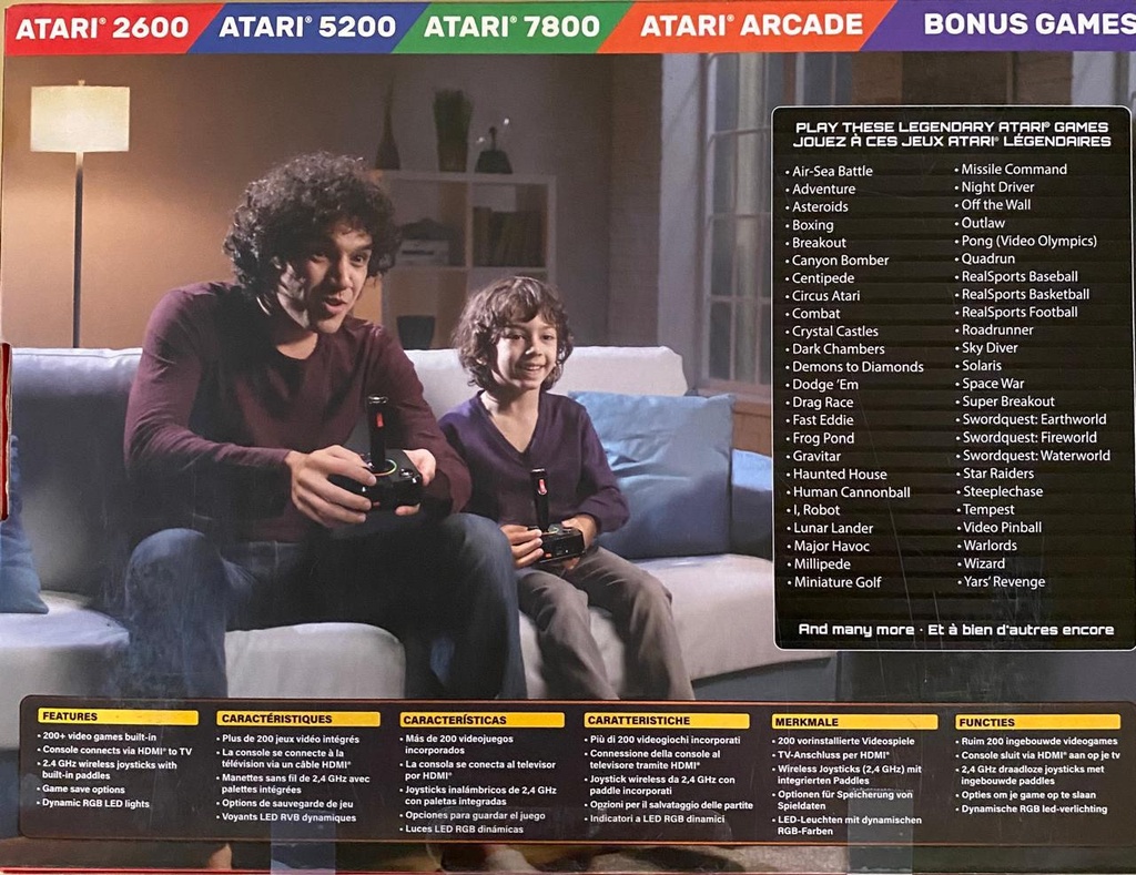 ATARI MAQUINA DE JUEGOS