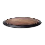BIRD ROCK HOME TABLA GIRATORIA CON BORDE TIPO PIZARRA