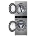 LG TORRE DE LAVADO ELÉCTRICA WASHTOWER GRIS 22KG / 22KG