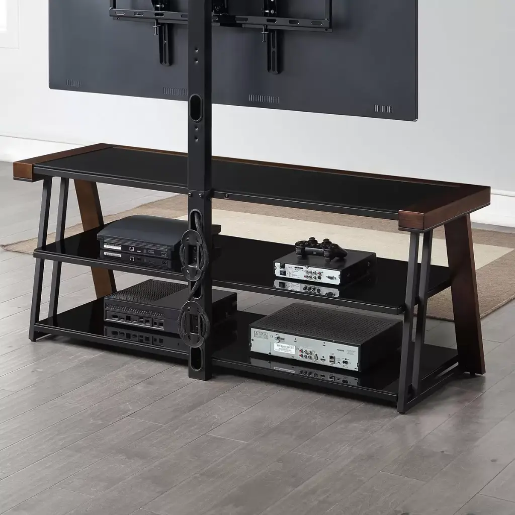 BAYSIDE FURNISHINGS, SOPORTE PARA TV 3-EN-1, HARLOWE
