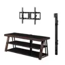 BAYSIDE FURNISHINGS, SOPORTE PARA TV 3-EN-1, HARLOWE