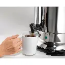 HAMILTON BEACH COMMERCIAL, CAFETERA 60 TAZAS, ACERO INOXIDABLE PULIDO CON VENTANA DE AGUA
