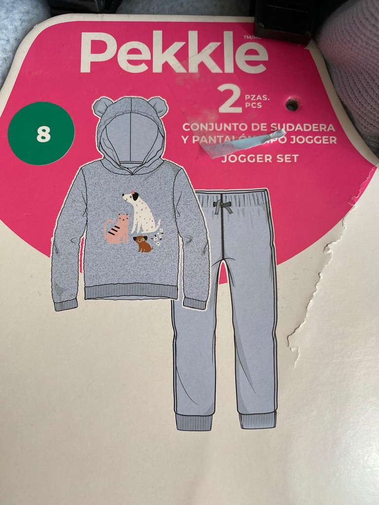 CONJUNTO DE SUDADERA Y PANTALÓN TIPO JOGGER