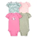 CARTER'S MAMELUCOS 4 PIEZAS PARA BEBÉS VARIAS TALLAS Y COLORES