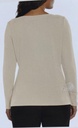 THREE DOTS BLUSA MANGA LARGA PARA DAMA