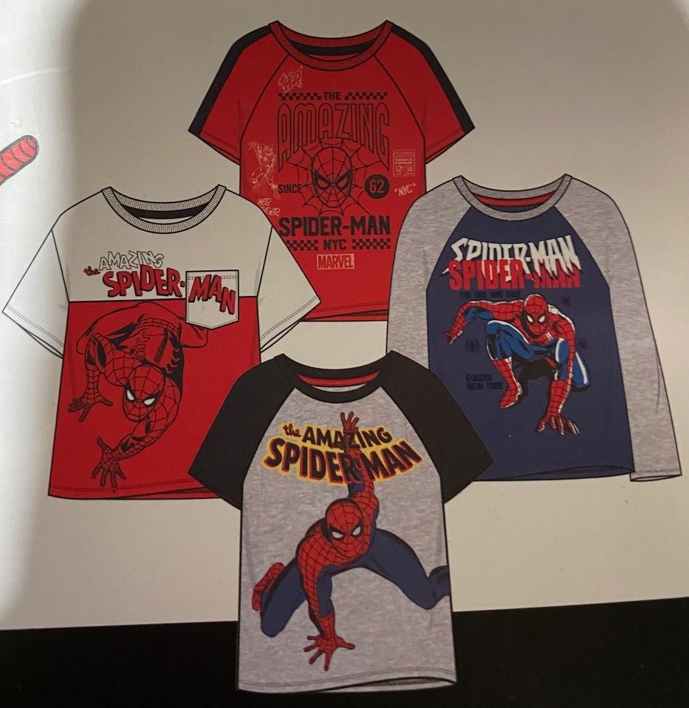  PLAYERA 4 PACK TEE PARA NIÑO Y NIÑA