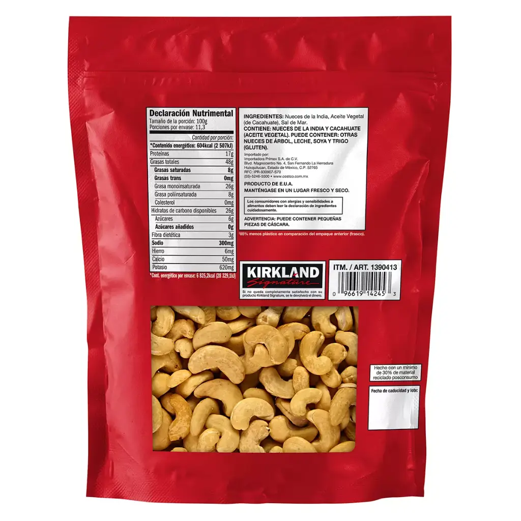KIRKLAND SIGNATURE NUECES DE LA INDIA 1.1 KG