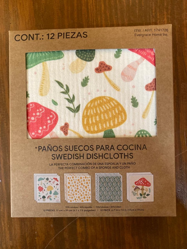 PAÑOS SUECOS PARA COCINA SWEDISH DISHCLOTHS