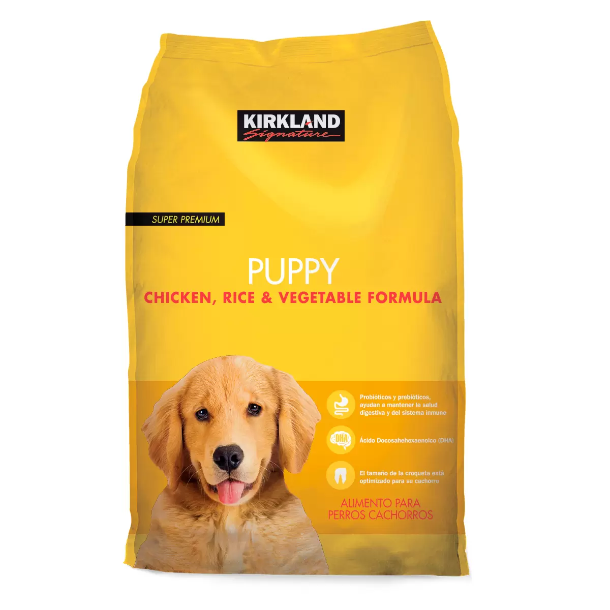 KIRKLAND SIGNATURE ALIMENTO PARA CACHORRO CON POLLO Y ARROZ 9.07KG