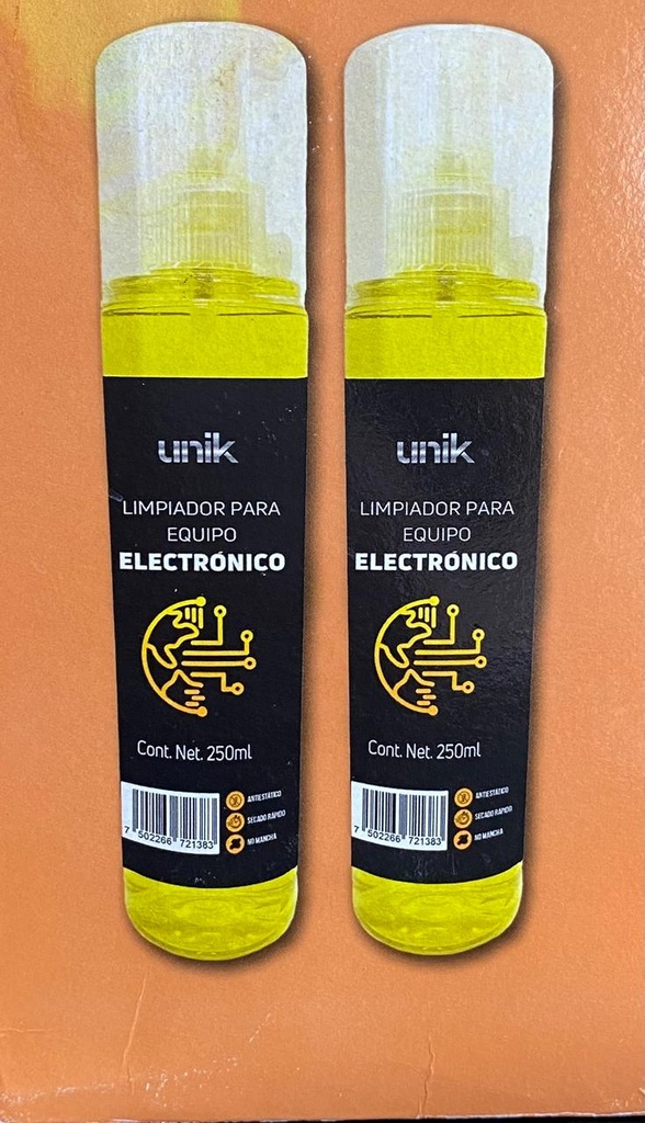 LIMPIADOR DE EQUIPO ELECTRÓNICO 2 250ML