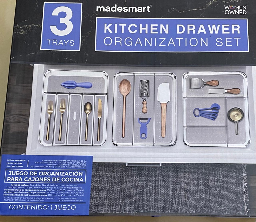 MADESMART SET ORGANIZADOR 3 PIEZAS