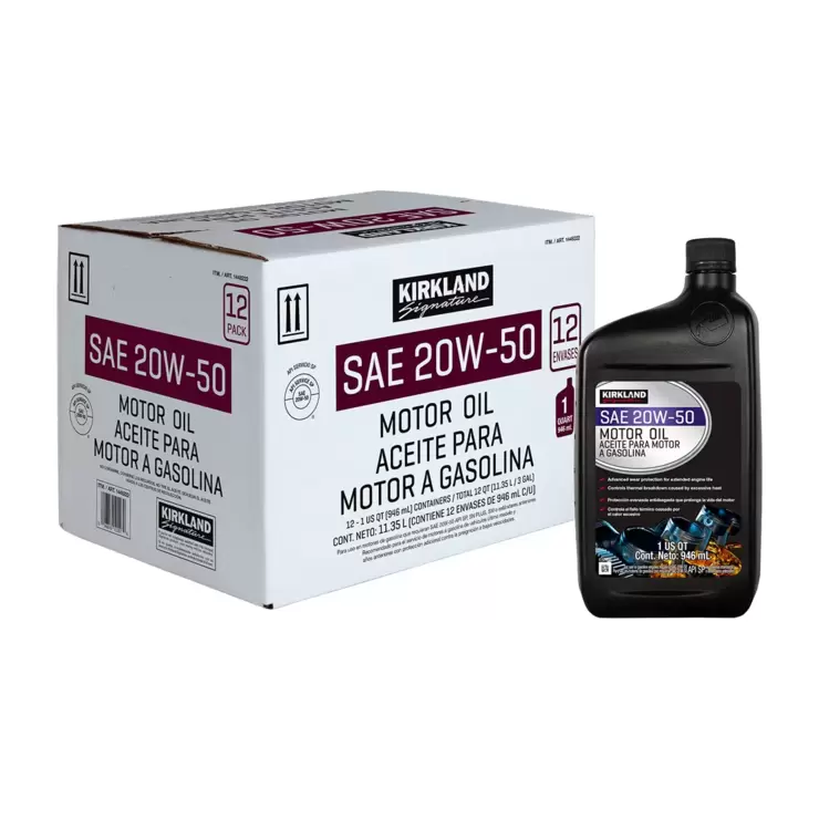 ACEITE 20W50 12/946ML KIRKLAND SIGNATURE