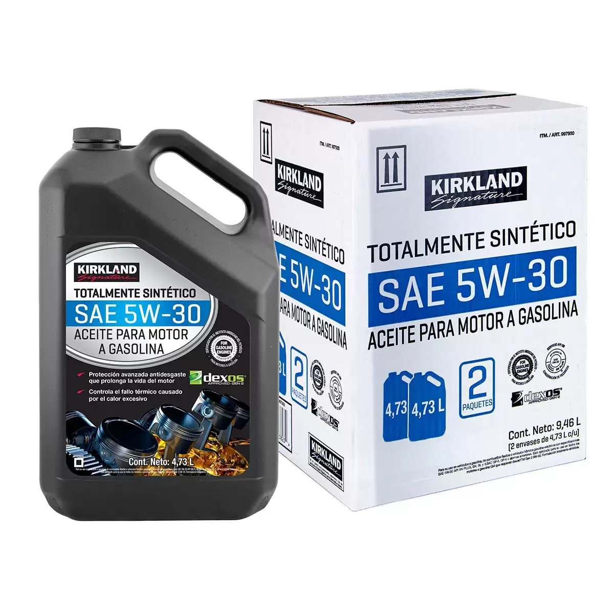 [0004304] ACEITE SINTÉTICO 5W 302/4.73L KIRKLAND SIGNATURE