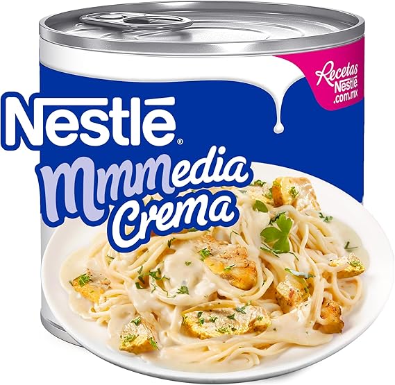 NESTLE MEDIA CREMA 8 LATAS DE 225g