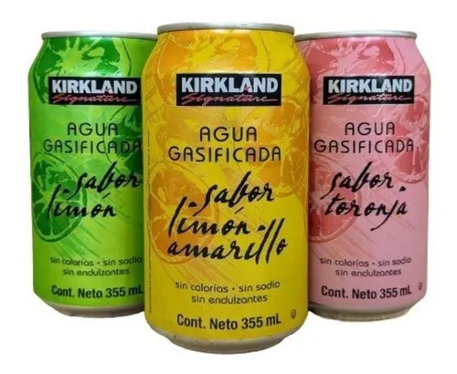 AGUA GASIFICADA 24 KIRKLAND SIGNATURE