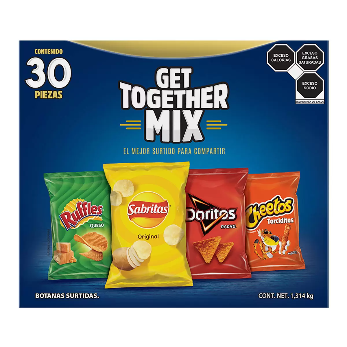PAPAS SURTIDAS 30PZAS SABRITAS