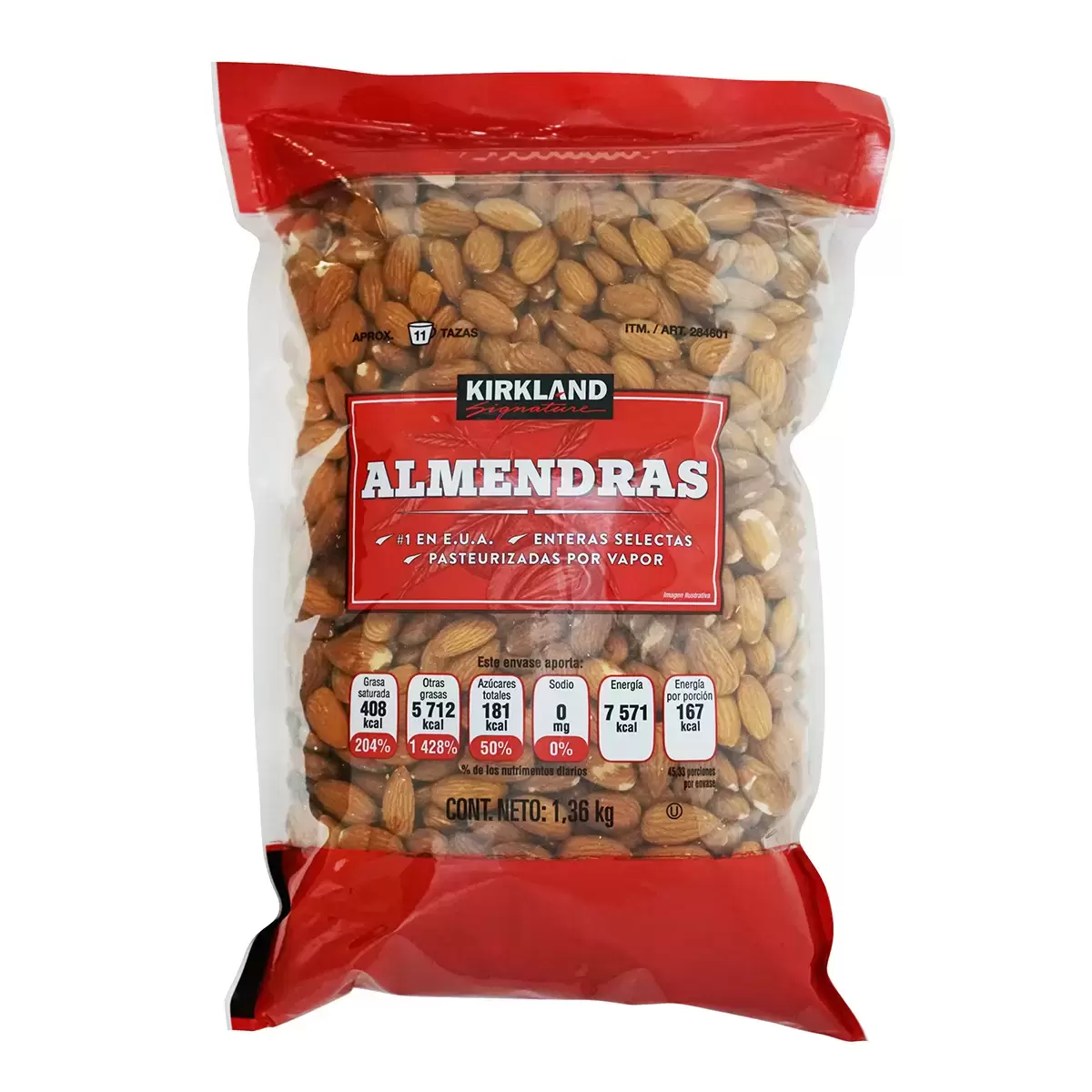 ALMENDRAS ENTERAS 1.36KG KIRKLANDSIGNATURE