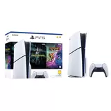 PLAYSTATION 5: CONSOLA SLIM ESTÁNDAR DE 1TB + 2 VIDEOJUEGOS + CENTRO DE CARGA