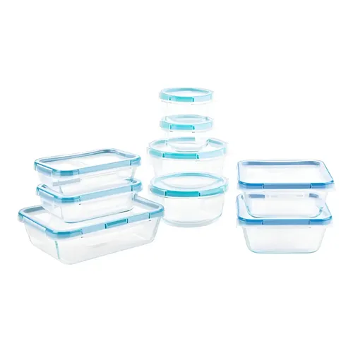 REFRACTARIOS DE VIDRIO 18 PIEZAS SNAPWARE PYREX