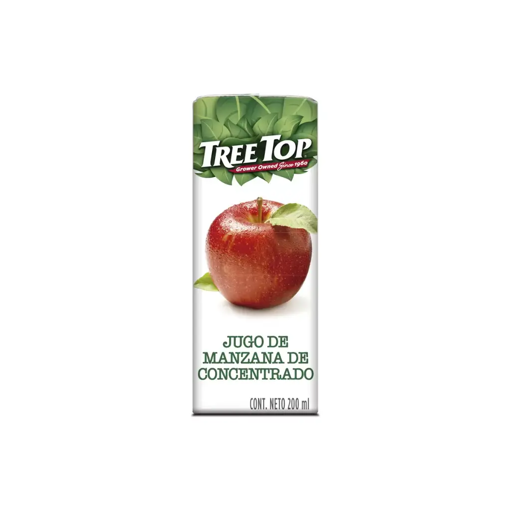 TREE TOP JUGO DE MANZANA 19 PZAS DE 200 ML