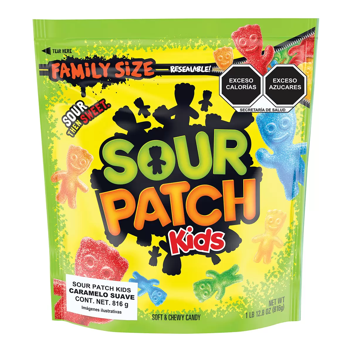 SOUR PATCH CARAMELO SUAVE 816G