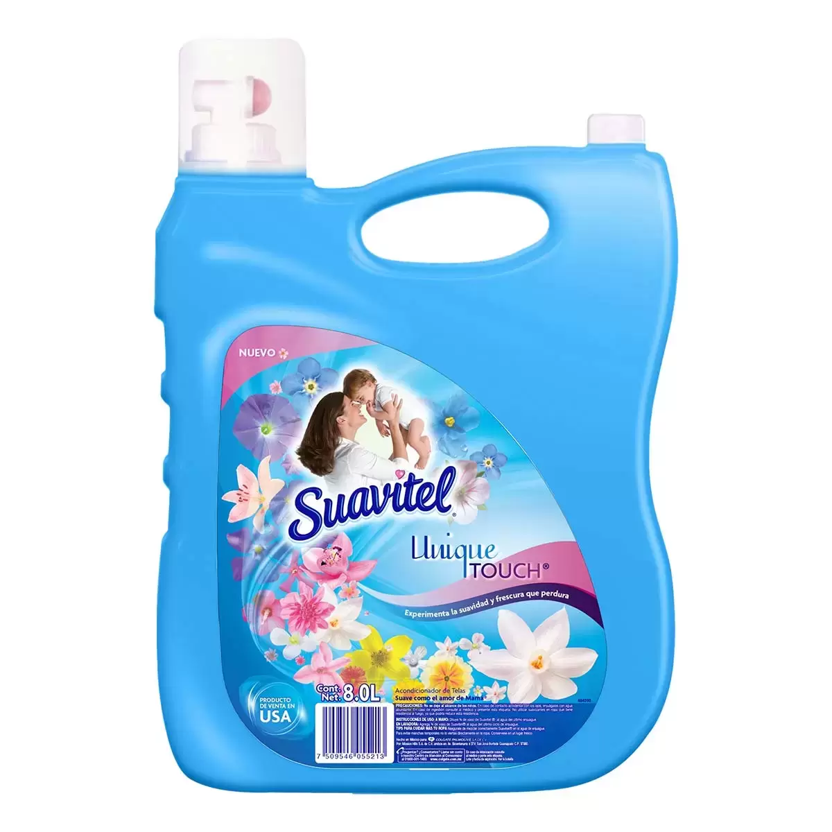 SUAVIZANTE DE TELAS 8L SUAVITEL UNIQUETOUCH