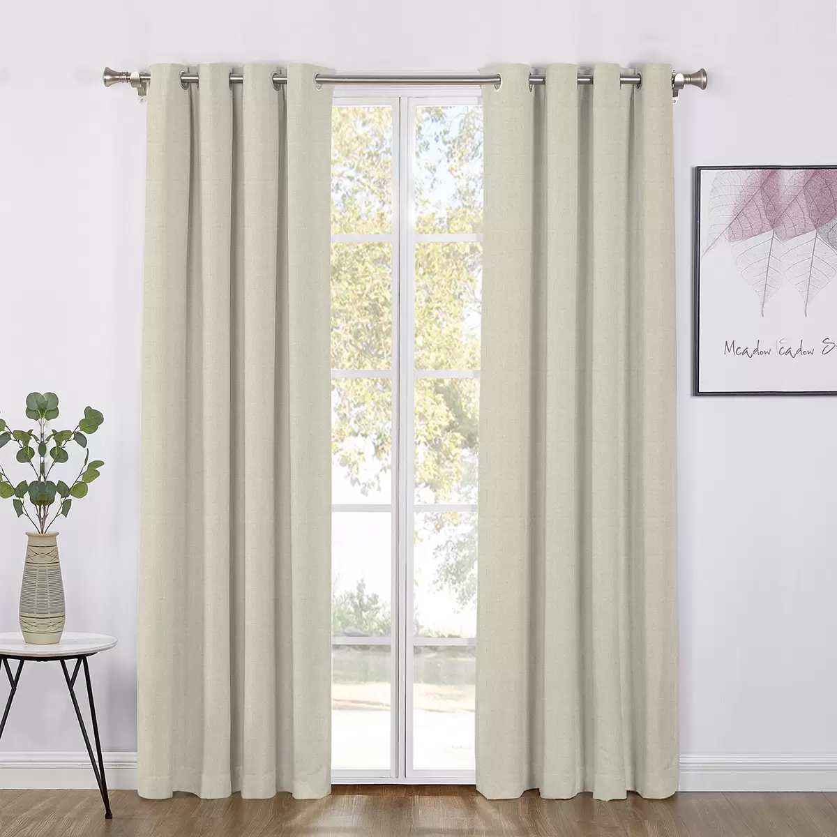 SUN + BLK CORTINAS CON BLOQUEO TOTAL DE LUZ 132 CM X 213 CM