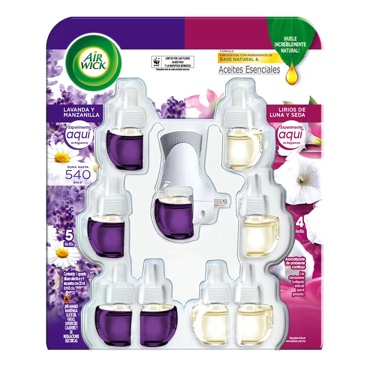 AROMATIZANTE AMBIENTAL 1APARATO+4 REPUESTOS GLADE