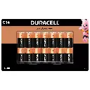 DURACELL, PILAS ALCALINAS C DE 14 PIEZAS