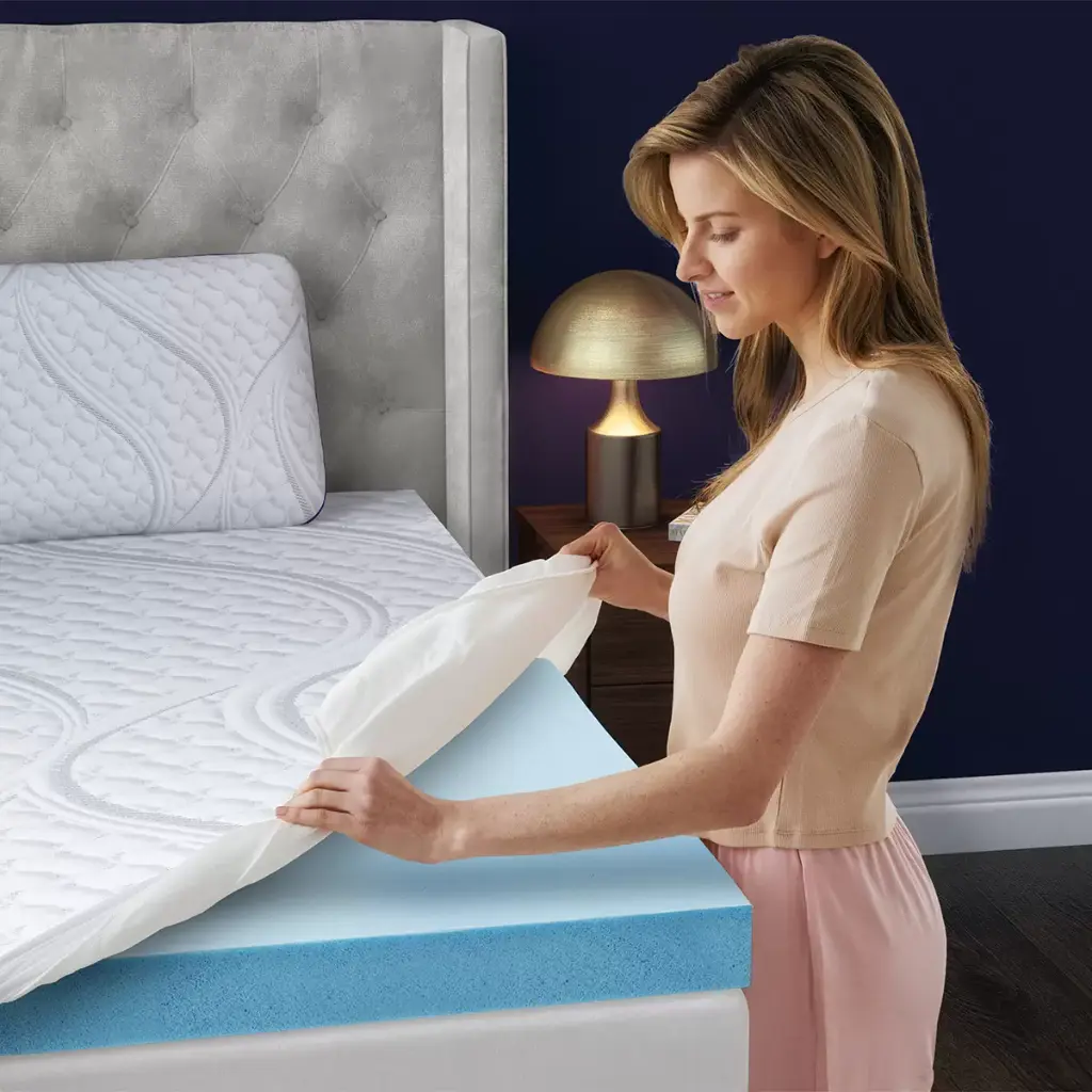 NOVAFORM CUBRE COLCHÓN DE ESPUMA DE MEMORIA DE GEL 