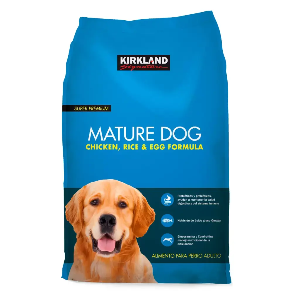 KIRKLAND SIGNATURE ALIMENTO PARA PERRO ADULTO CON POLLO, ARROZ Y HUEVO 18.1 K