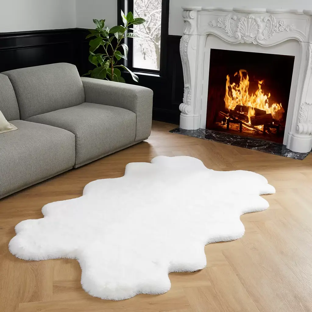  TAPETE DE PELO SINTÉTICO 88CM X 101CM