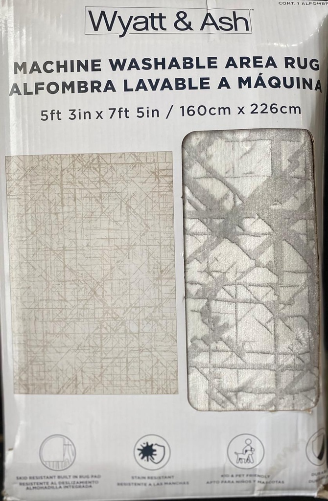  WYATT & ASH ALFOMBRA LAVABLE A MÁQUINA   