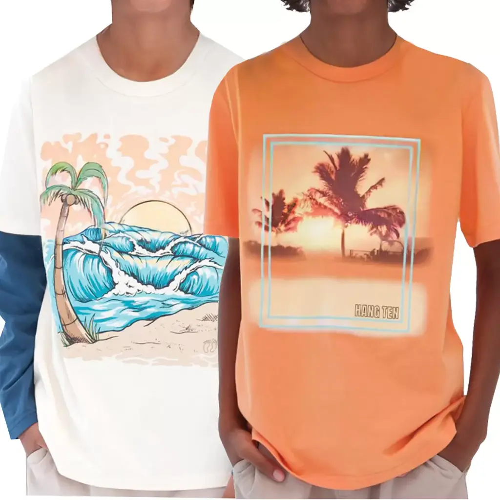 HANGTEN PLAYERAS 2 PIEZAS PARA NIÑOS