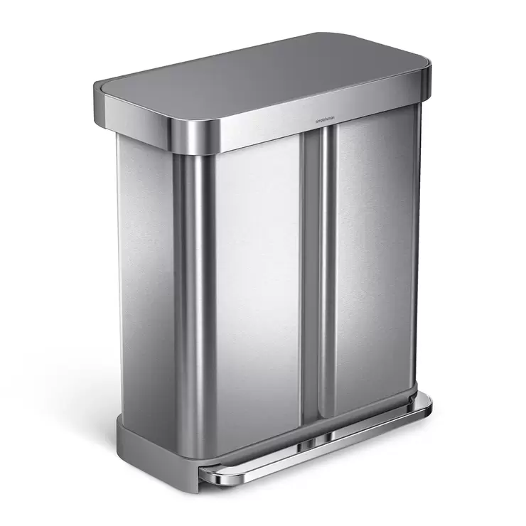 [0004090] BASURA 58L DOBLE COMPARTIMENTO SIMPLE HUMAN BOTEDE