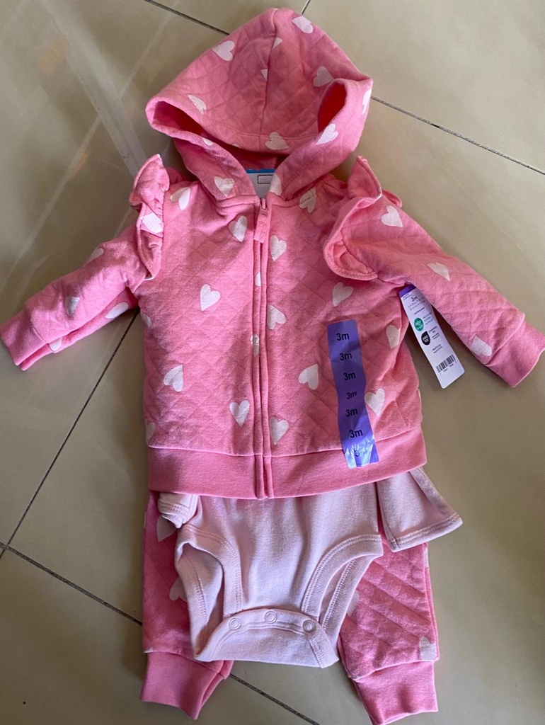 CARTER CONJUNTO 3 PIEZAS NIÑA