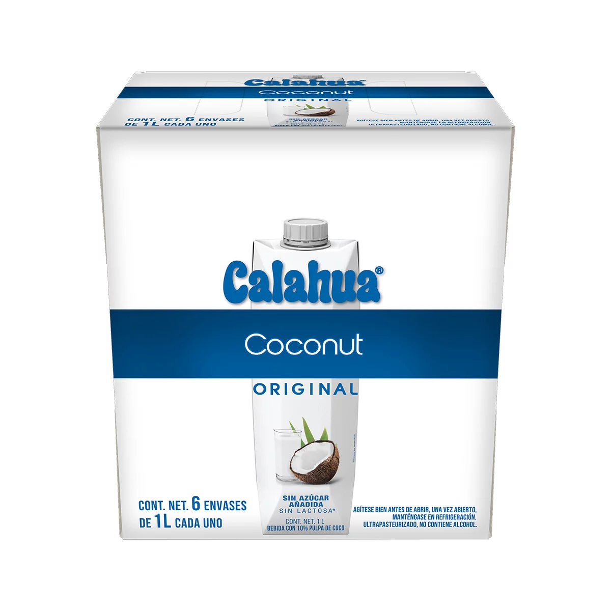 BEBIDA DE COCO NATURAL 6/1 L CALAHUA