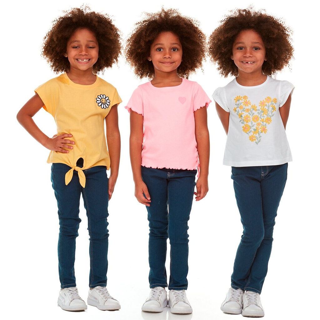 LIMITED TOO 3 PACK PLAYERA PARA NIÑA VARIOS MODELOS