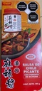 SALSA DE CHILE PICANTE CON PIMIENTA DE SICHUAN CONTENIDO 495G