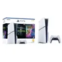 PLAYSTATION 5: CONSOLA SLIM ESTÁNDAR DE 1TB + 2 VIDEOJUEGOS + CENTRO DE CARGA 