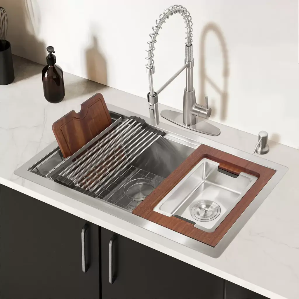 MOOREFIELD, ESTACIÓN DE COCINA CON FREGADERO MODELO EVA