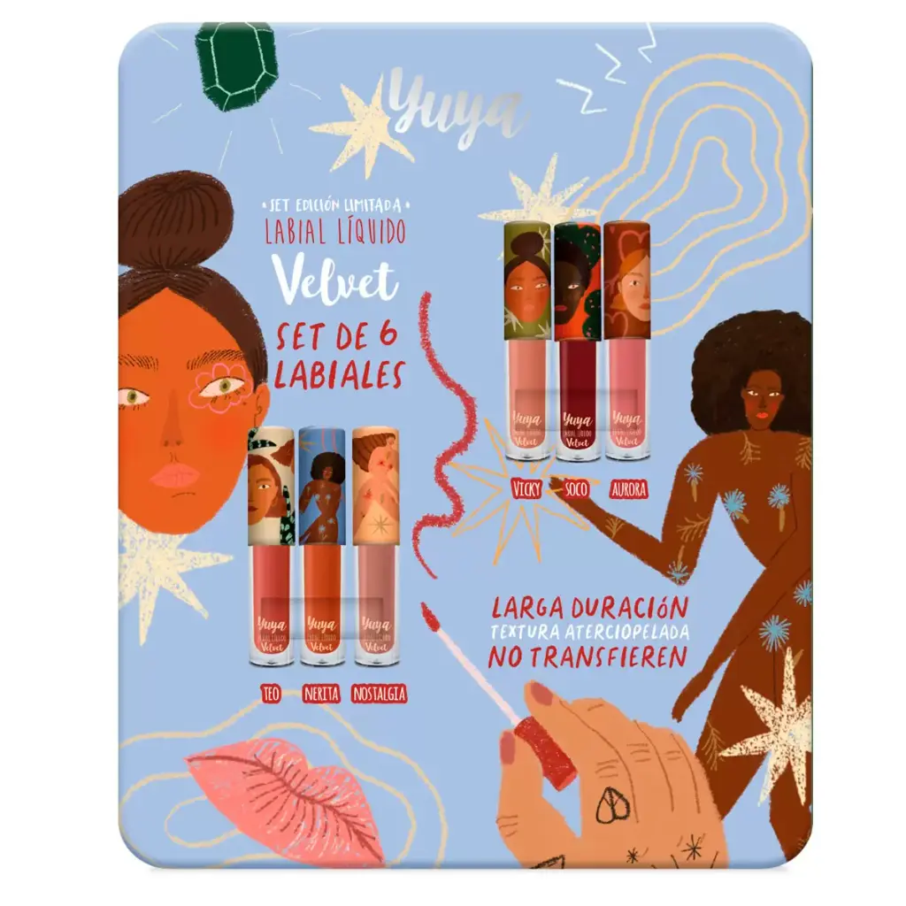 MIN ILABIALES VELVET 6PACK YUYA 