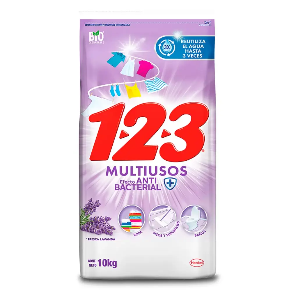 ANTIBACTERIAL LAVANDA 10KG 123 