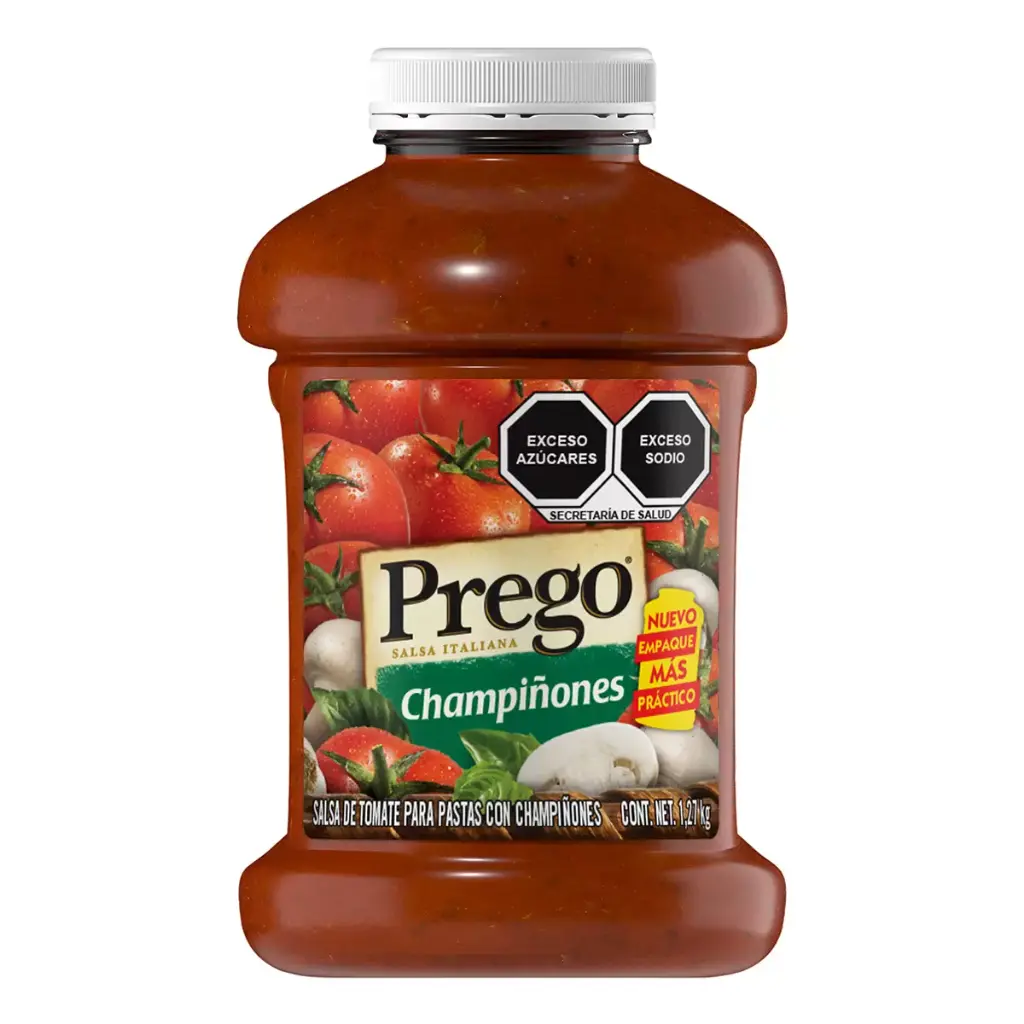 SALSA PREGO CON CHAMPIÑONES 2/1.27KG CAMPBELLS 