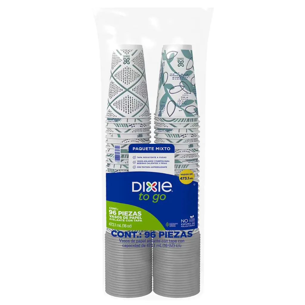 VASOS DE PAPEL TÉRMICO 96/473ML DIXIE 